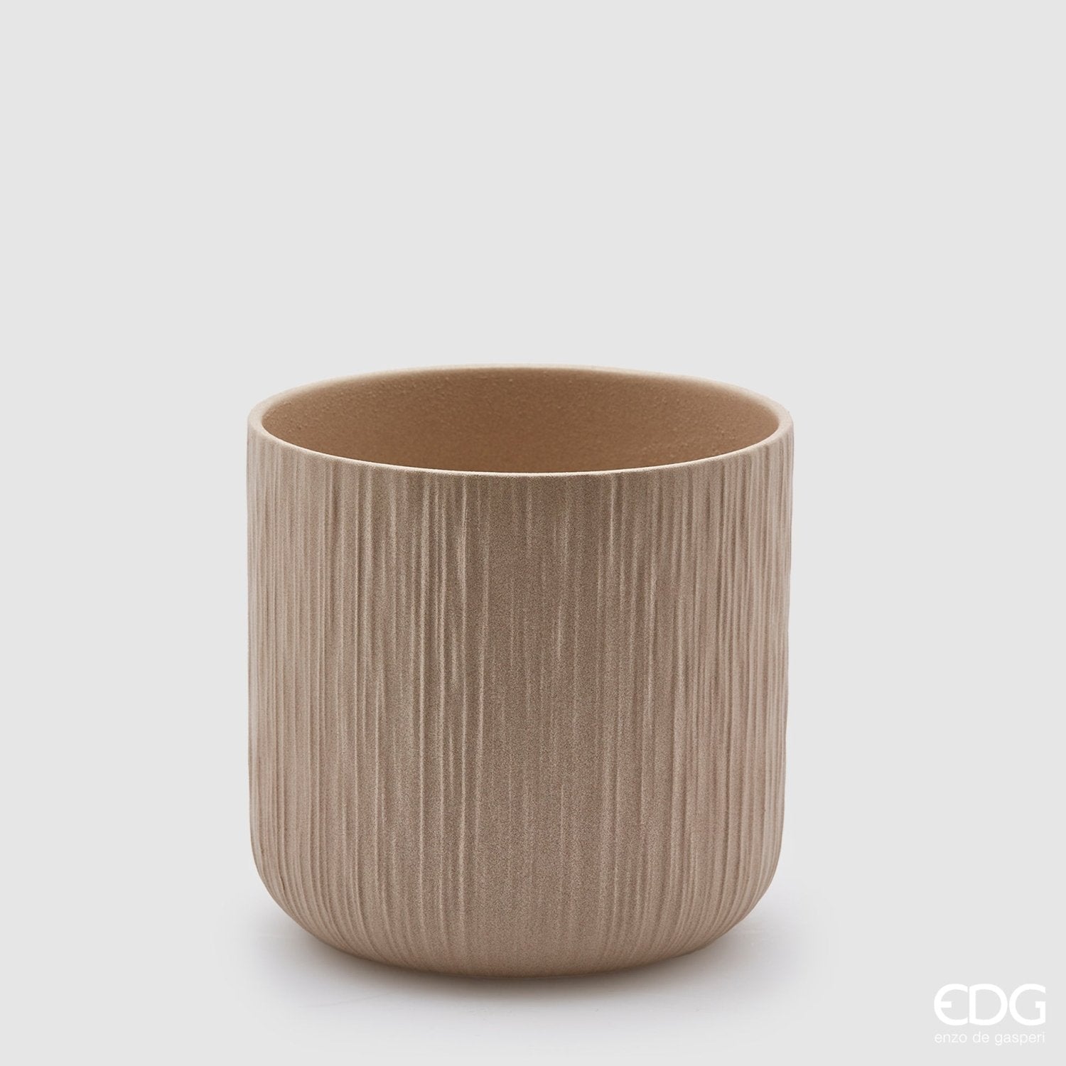Edg - Vaso in ceramica colore sabbia | Rohome | Rohome