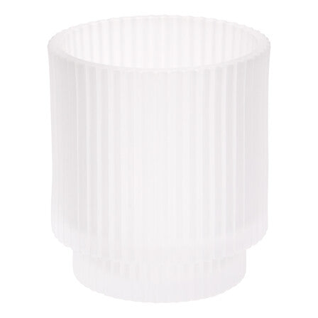 Porta spazzolini in vetro opaco colore trasparente  | Rohome