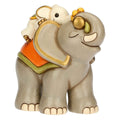 Elefante Thun Elly con cucciolo in ceramica | Rohome | Rohome