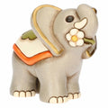 Elefante Thun Elly con fiore in ceramica medio | Rohome | Rohome