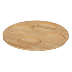 Set aperitivo con 4 ciotole e con vassoio in legno | Rohome