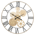 Orologio con ingranaggi al centro D.90cm | Rohome