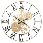 Orologio con ingranaggi al centro D.90cm | Rohome