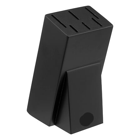 Porta coltelli con 6 coltelli colore nero | Rohome