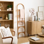 Vaso in gres colore beige collo stretto | Rohome
