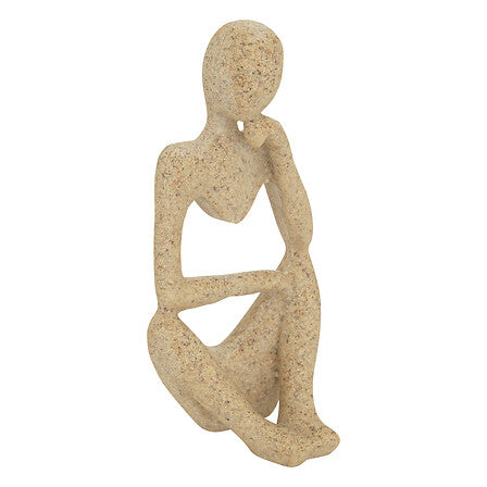 Set 3 statue in resina colore beige | Rohome