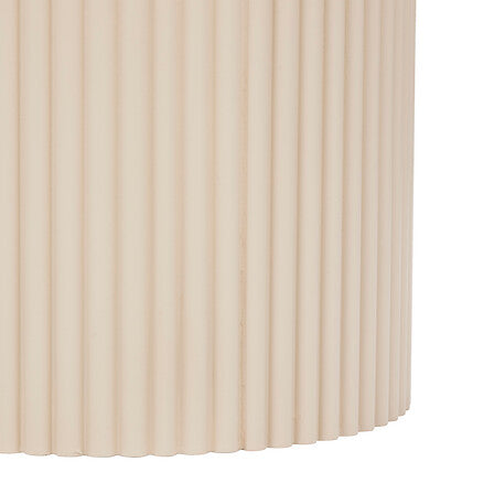 Tavolino in legno colore beige rigato | Rohome