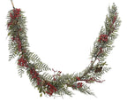 Festone natalizio glitter con frutti di bosco | rohome | Rohome