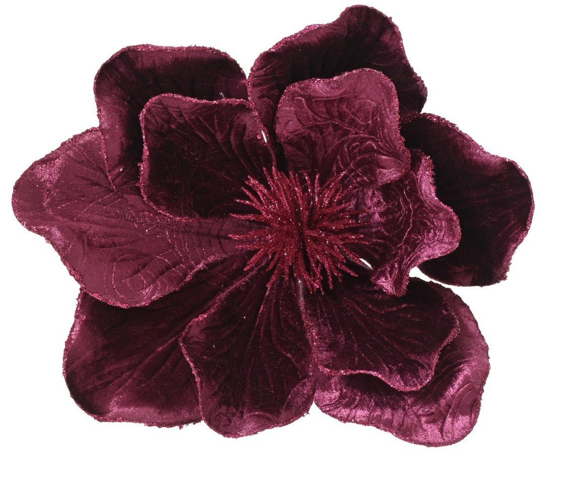 Fiore natalizio decorativo con clip | rohome | Rohome
