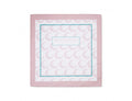 Foulard 50x50 bubble rosa e verde| Rohome