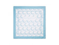 Foulard 50x50 bubble celeste e bianco | Rohome