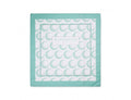 Foulard 50x50 bubble verde e panna | Rohome