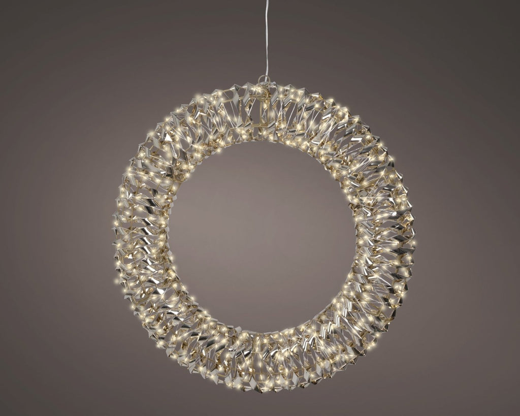 Ghirlanda con 600 micro led d.50cm effetto scintillante | rohome | Rohome