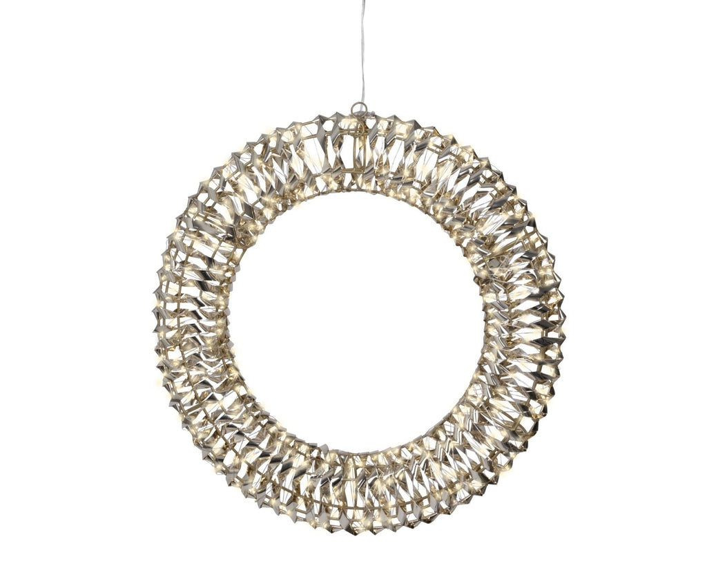 Ghirlanda con 600 micro led d.50cm effetto scintillante | rohome | Rohome