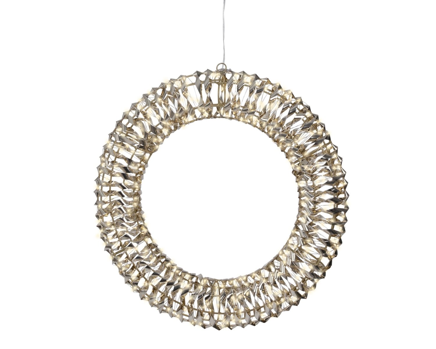 Ghirlanda con 600 micro led d.50cm effetto scintillante | rohome | Rohome
