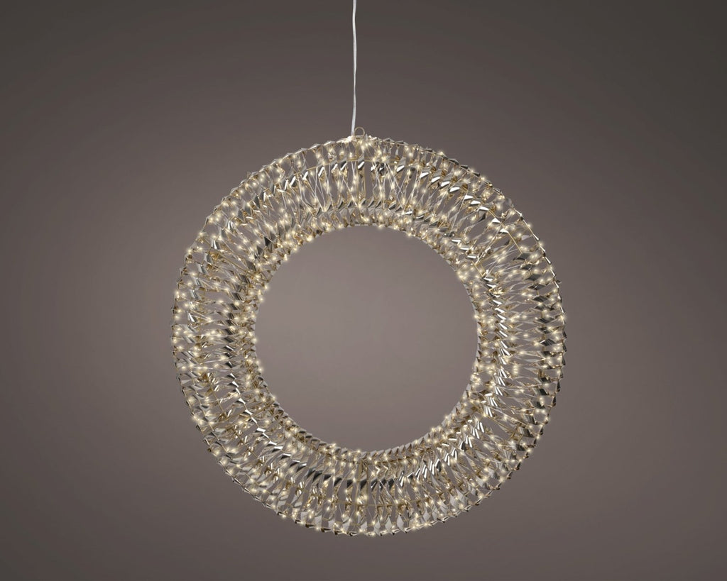 Ghirlanda con 960 micro led d.70cm effetto scintillante | rohome | Rohome
