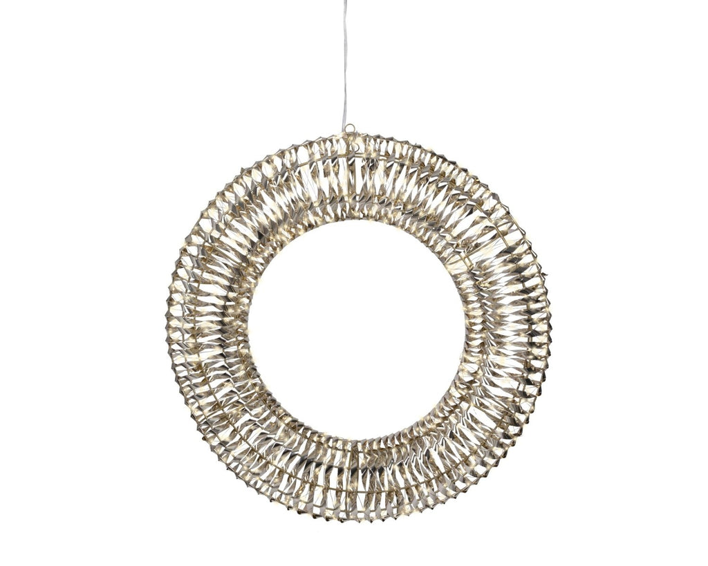 Ghirlanda con 960 micro led d.70cm effetto scintillante | rohome | Rohome