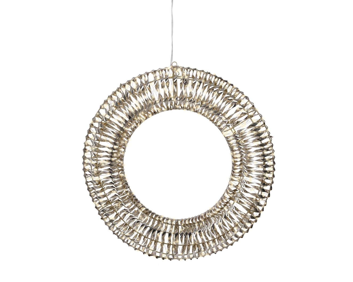 Ghirlanda con 960 micro led d.70cm effetto scintillante | rohome | Rohome