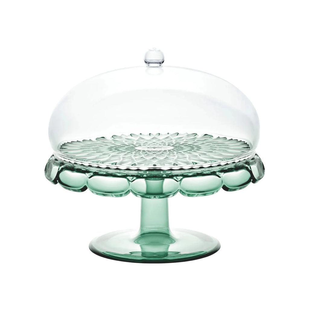 Guzzini - Alzata con campana Vanity verde trasparente | Rohome | Rohome