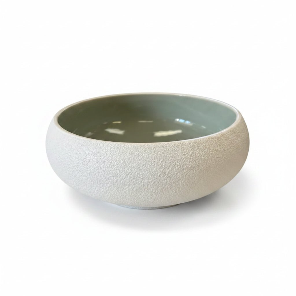 Insalatiera in stoneware colore verde | Rohome | Rohome