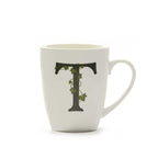 La porcellana bianca - mug lettera t | rohome - Rohome