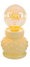 Lampada da tavolo con lampadina love | rohome