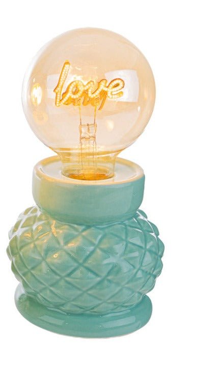 Lampada da tavolo con lampadina love | rohome