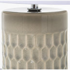 Lampada da tavolo in ceramica rombi verde light grande | rohome - Rohome