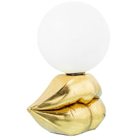 Lampada da tavolo in resina a forma di labbra | rohome - Rohome