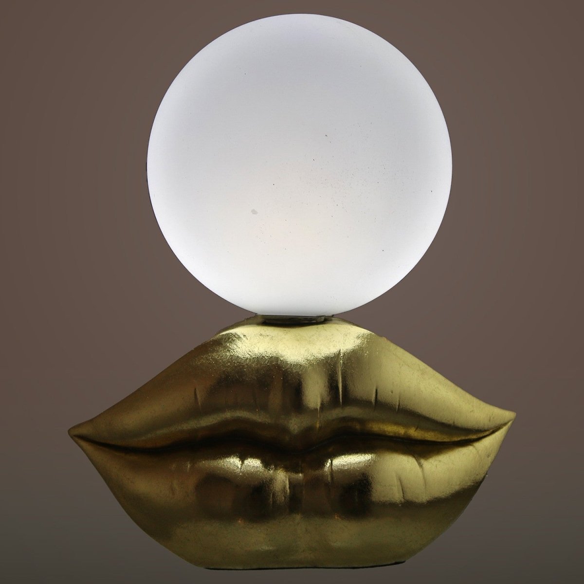 Lampada da tavolo in resina a forma di labbra | rohome - Rohome