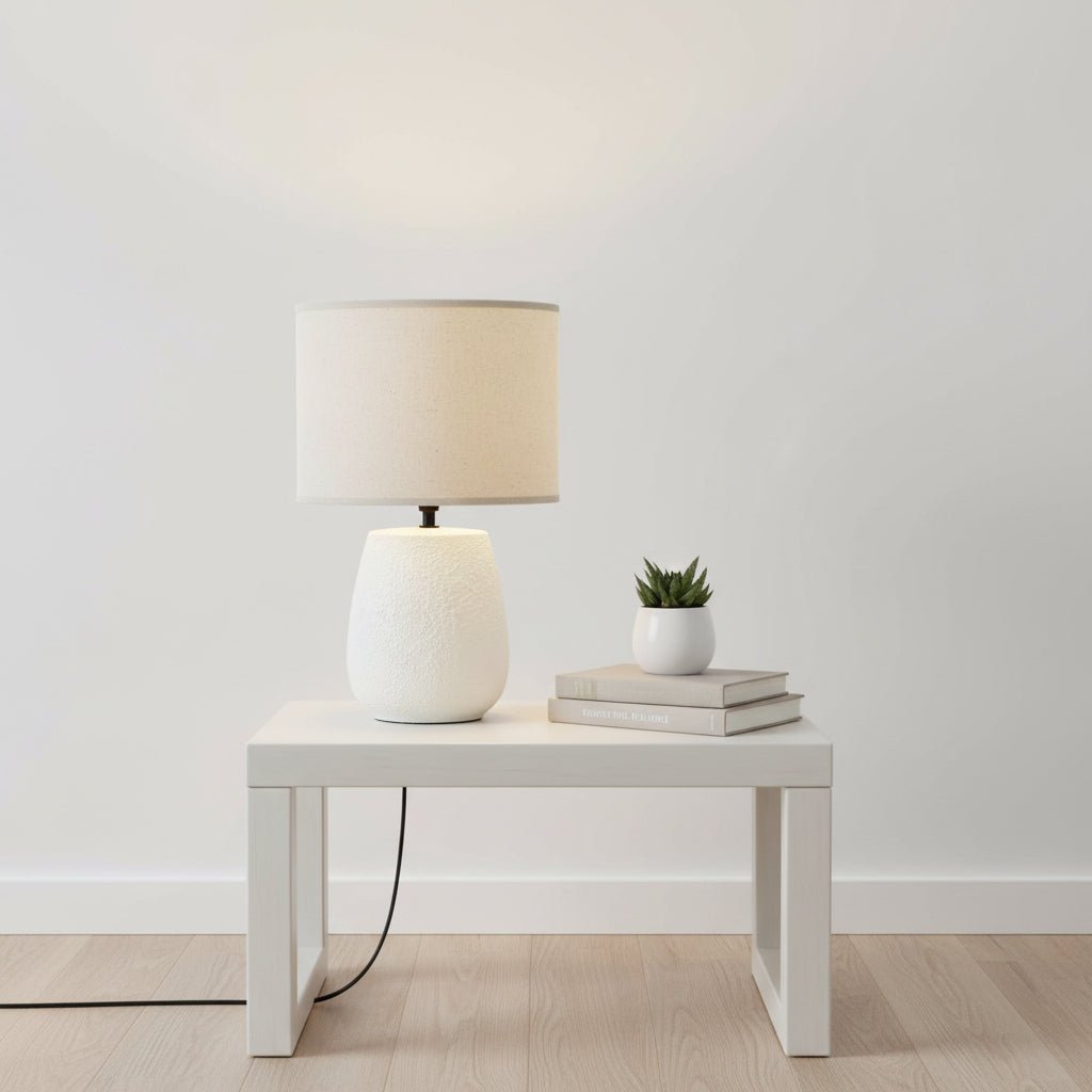 Lampada da tavolo irvin colore bianco h 41,5cm | Rohome | Rohome