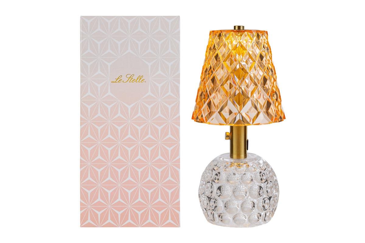 Lampada da tavolo led ricaricabile colore ambra | Rohome | Rohome