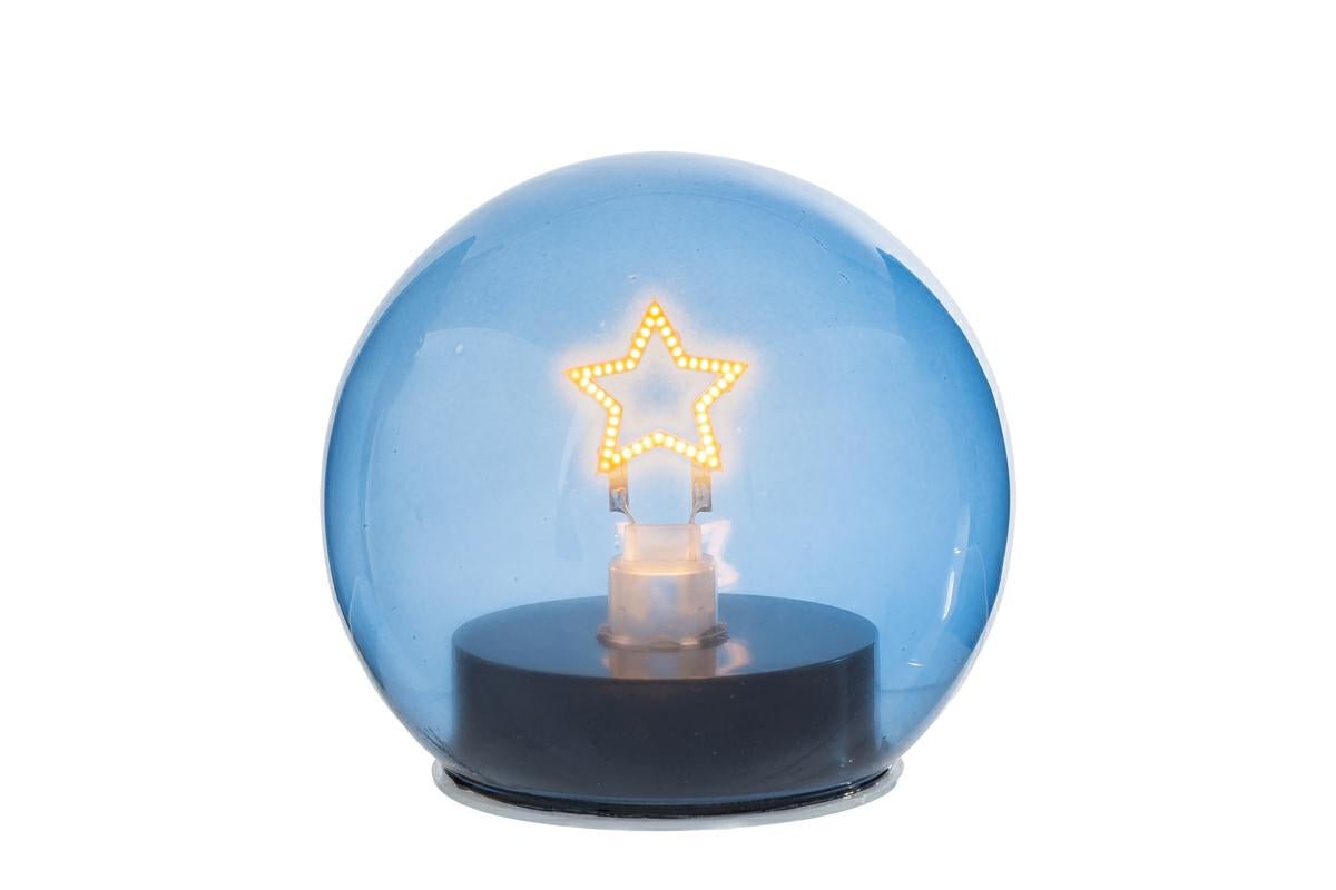 Lampada da tavolo led stella con vetro blu | Rohome | Rohome