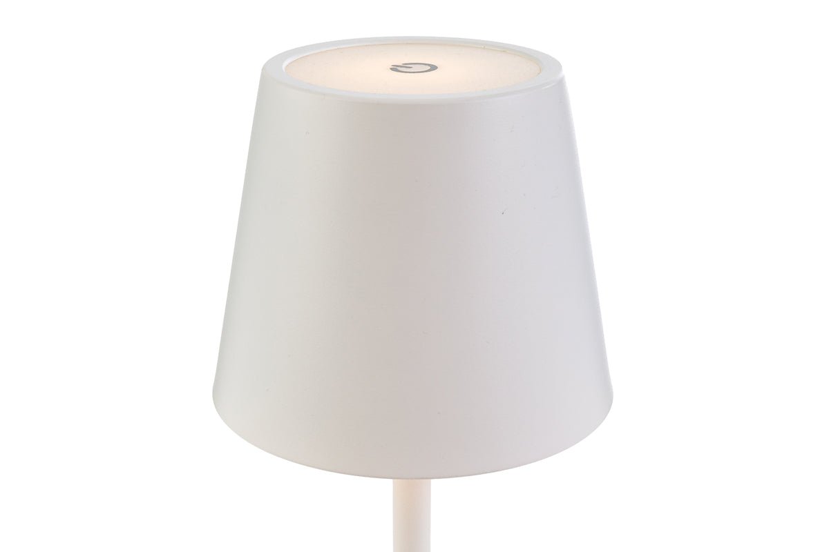 Lampada da tavolo ricaricabile bianca | Rohome | Rohome