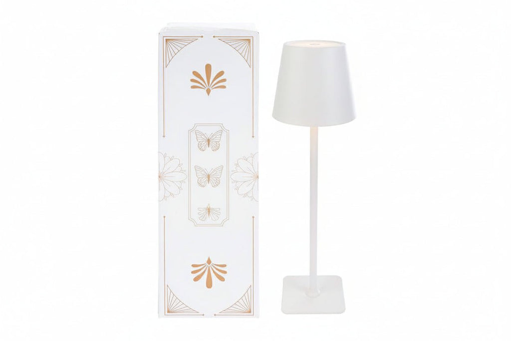 Lampada da tavolo ricaricabile bianca | Rohome | Rohome
