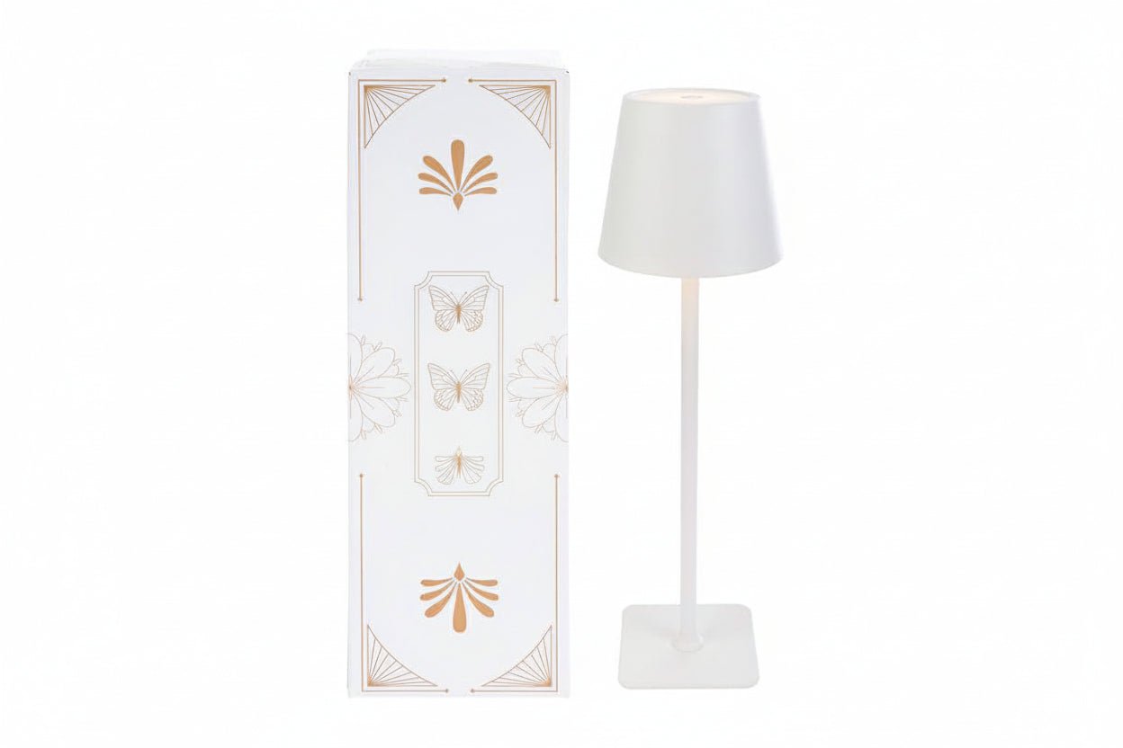Lampada da tavolo ricaricabile bianca | Rohome | Rohome