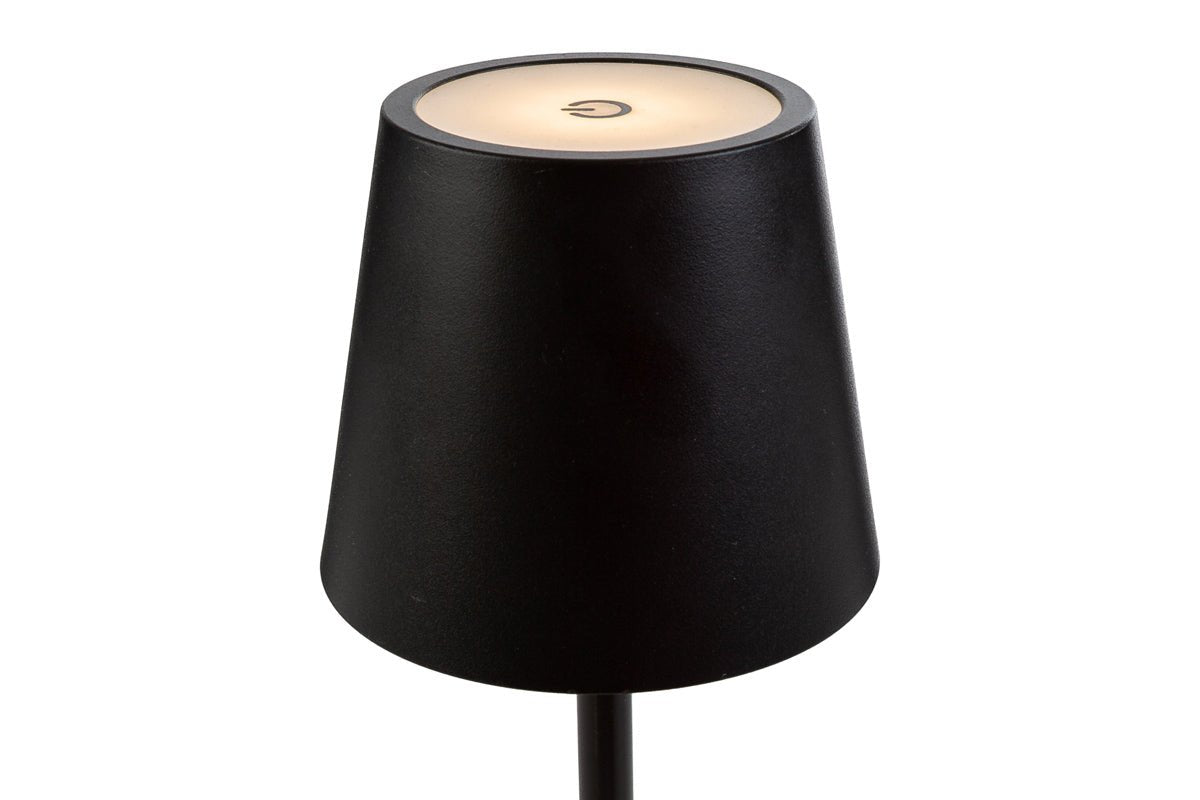 Lampada da tavolo ricaricabile nera | Rohome | Rohome