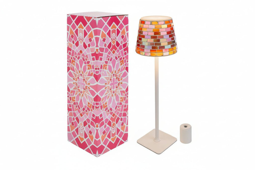 Lampada led touch in metallo e mosaico | Rohome | Rohome