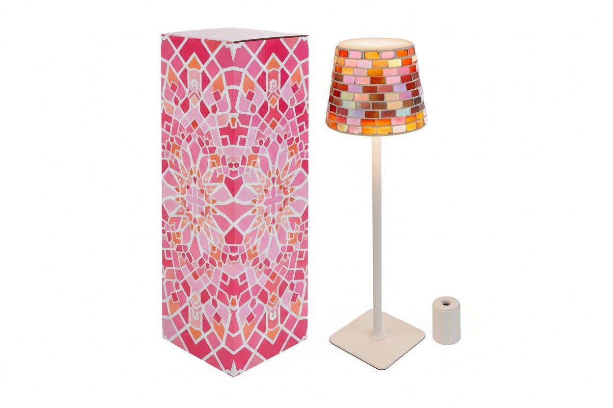 Lampada led touch in metallo e mosaico | Rohome | Rohome