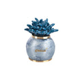 Lampada sfera d.12 effetto marmo anemone blu | Rohome