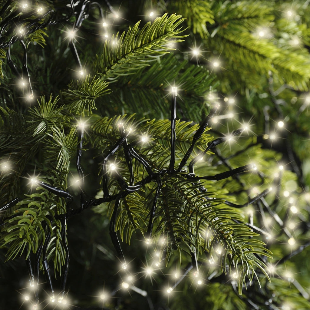 Luci di natale a grappolo 768 led bianco caldo | rohome | Rohome