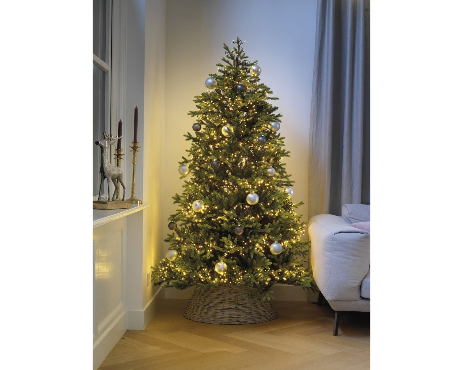 Luci di natale a grappolo 768 led bianco caldo | rohome | Rohome