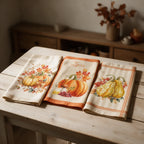 Set 3 canovacci autunno con zucca | Rohome