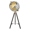 Mappamondo da pavimento in metallo h70cm | Rohome | Rohome