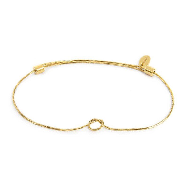 Marlù - Bracciale snake oro con nodo tg M | Rohome | Rohome