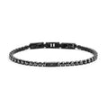 Marlù - Bracciale tennis colore nero zirconi neri 3mm tg s | Rohome | Rohome