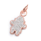 Marlù - Charm bimba rosè con cristalli | Rohome | Rohome