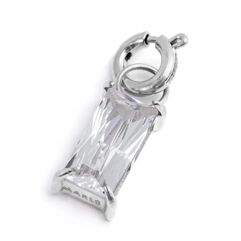 Marlù - Charm con zircone baguette bianco | Rohome | Rohome