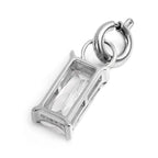 Marlù - Charm con zircone baguette bianco | Rohome | Rohome