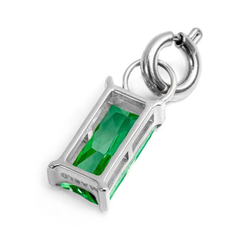 Marlù - Charm con zircone baguette verde | Rohome | Rohome